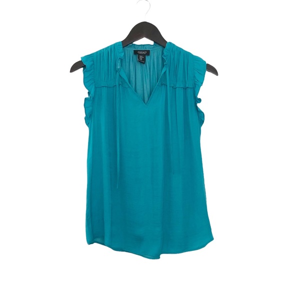 NWOT- Jones New York Ruffled Sleeveless Top - Picture 3 of 6